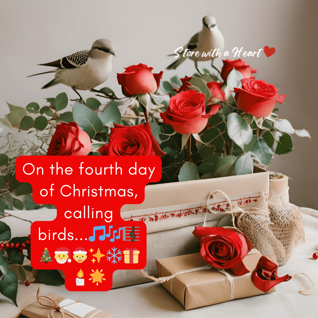 Christmas Day 4: Four Calling Birds, Chirping for Change&nbsp;🕊️🕊️🕊️🕊️